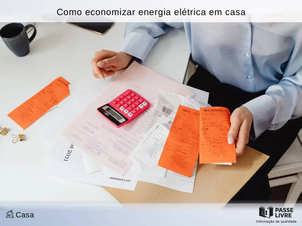 Conta de luz e preocupação com despesas domésticas
