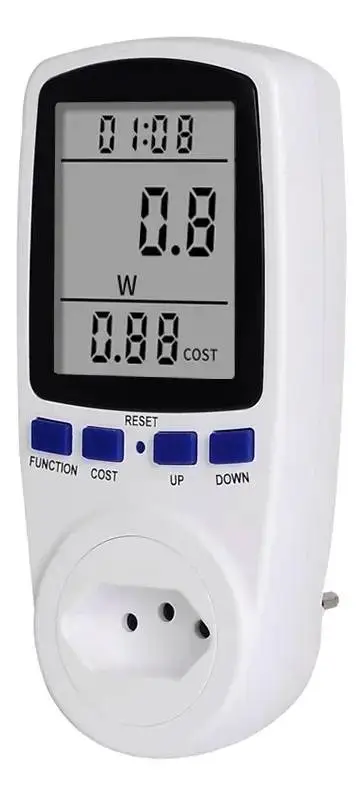 Medidor energia elétrica de tomada
